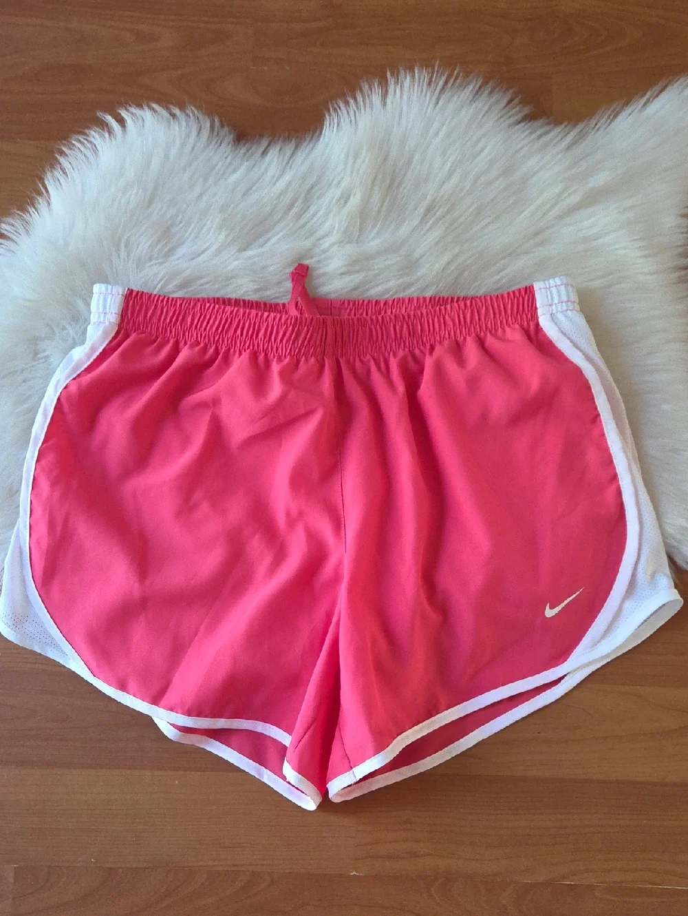 Nike Girls Hot Pink Athletic Running Shorts Youth Large